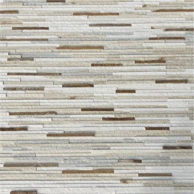 Pedra de borda fina branca ardósia